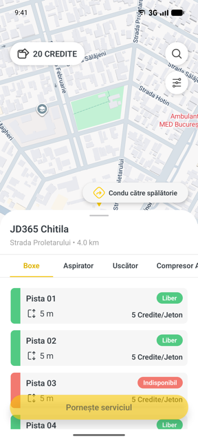 Aplicația Mr. Duck, văzută de un șofer